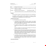 Manager Of The Year Award Template example document template