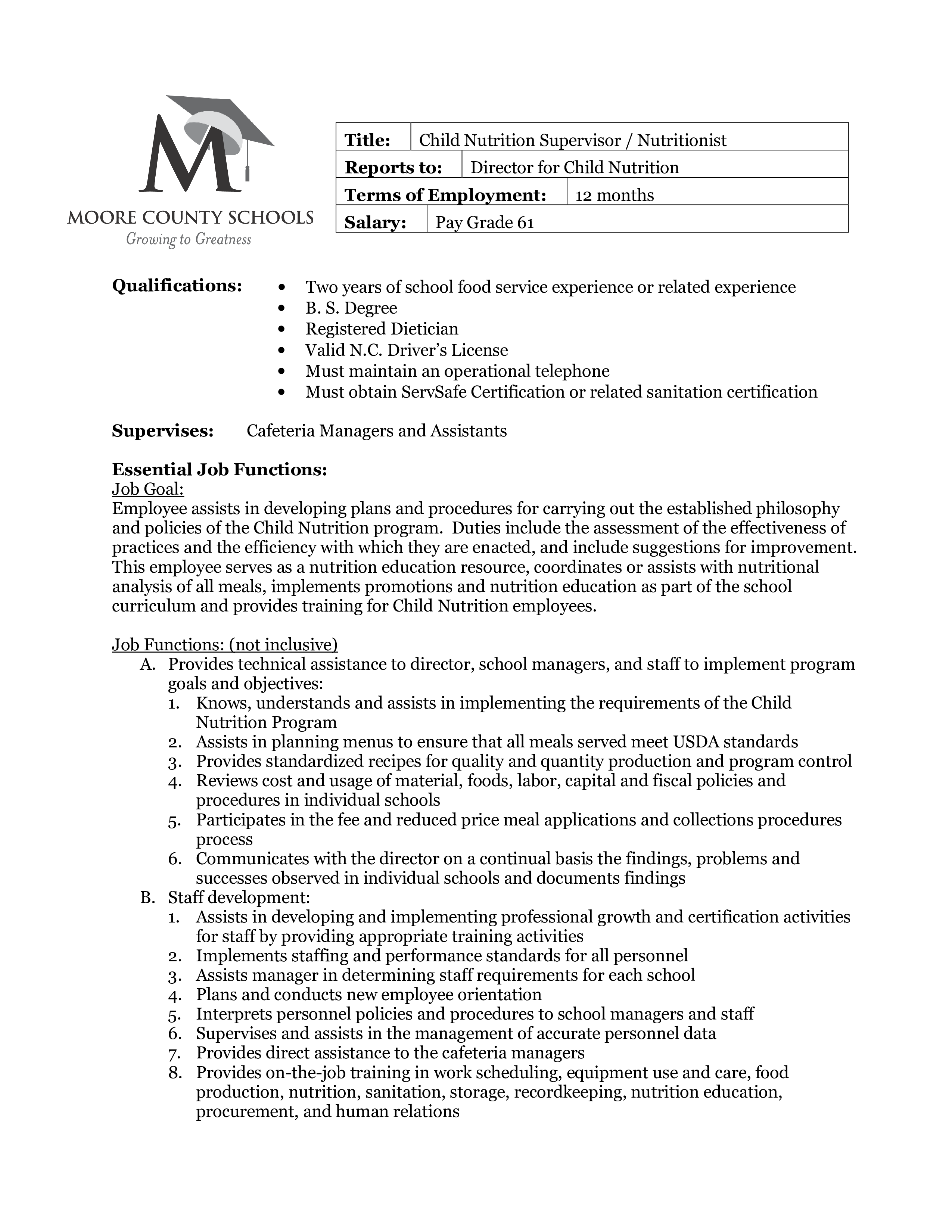 child-nutritionist-job-description