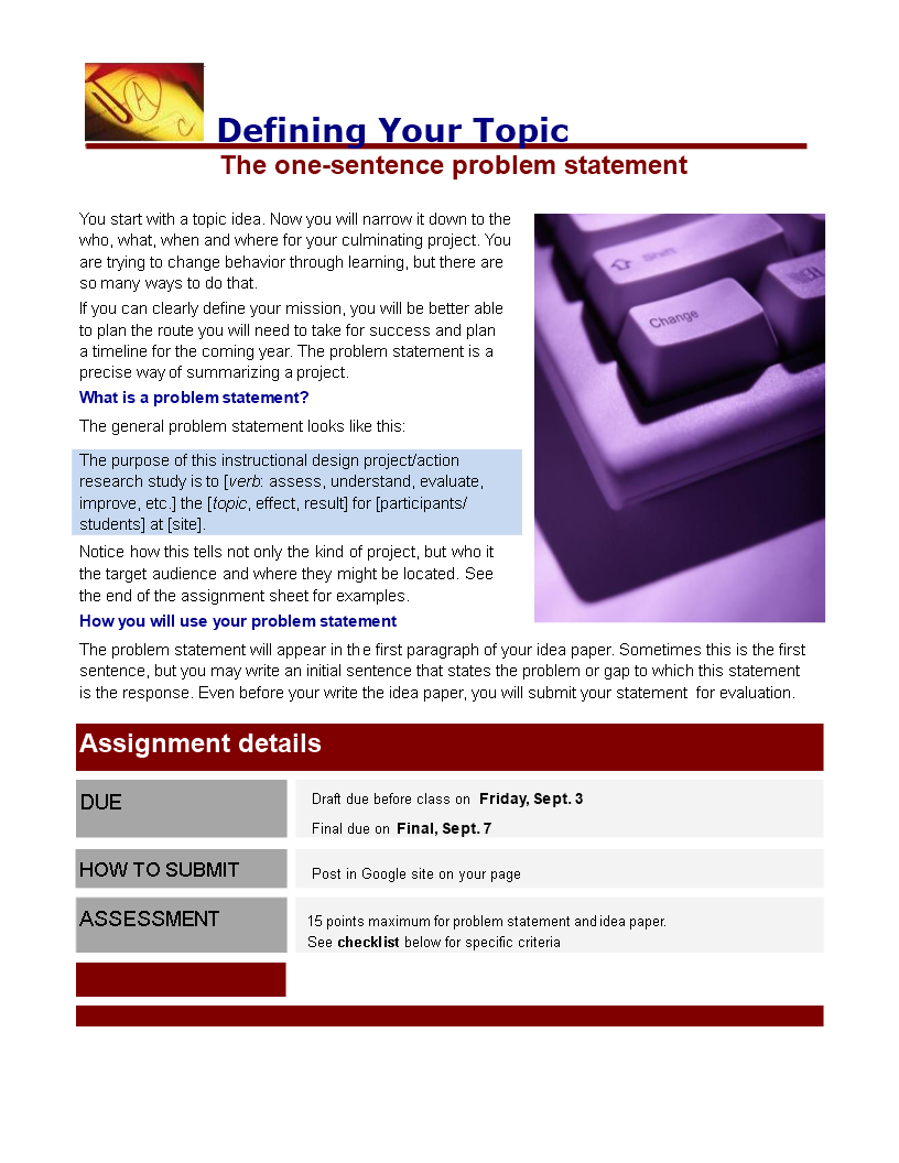 Effective Problem Statement Template for Your Project | Expert Guide