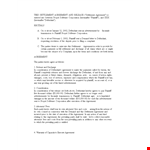 Release Settlement Agreement Template Extwrmjoiy example document template