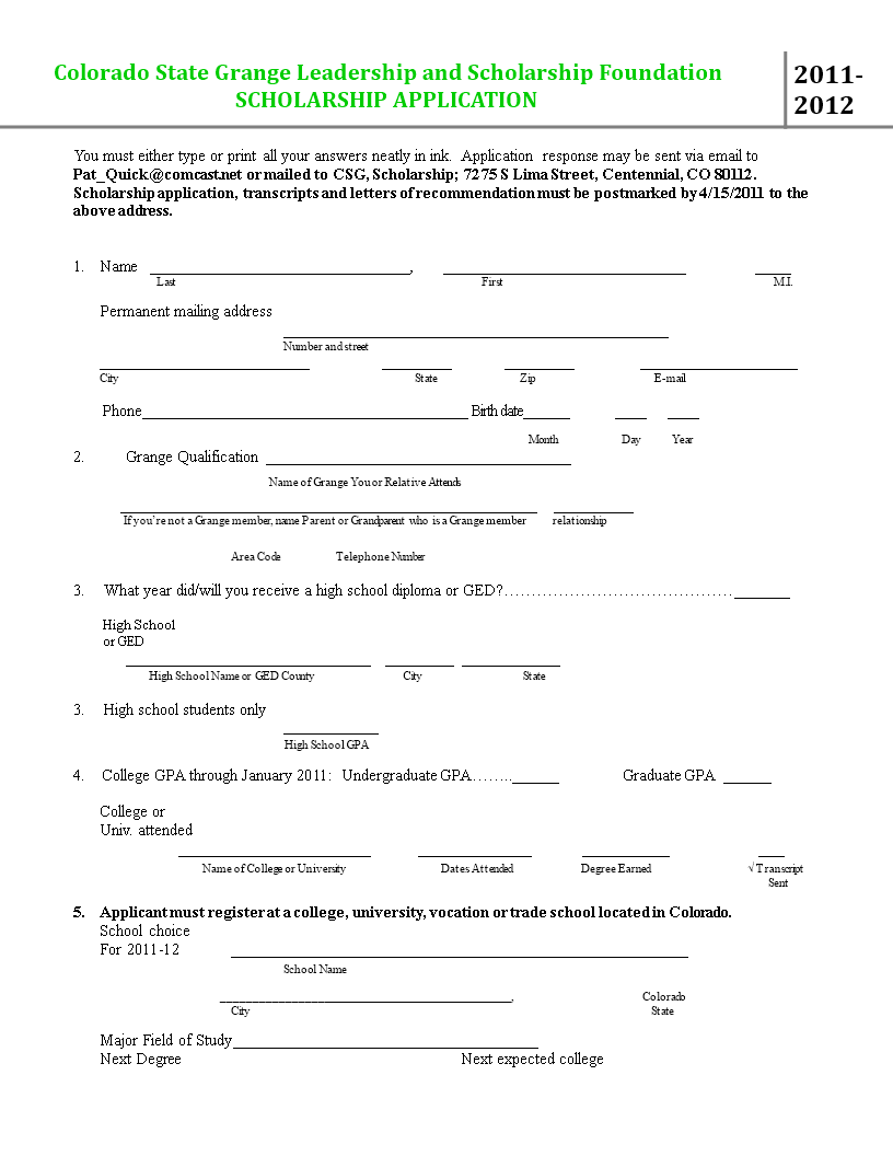 Scholarship Application Template School College Apply Easily scholarship-application-template-school-college-apply-easily