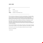 Standard Business Memo Format example document template 