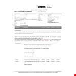 Formal Price - Affordable Products for All Budgets example document template