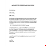 Salary Increase Letter (Tips & Sample Letter) example document template