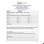 Event Proposal Template - Create an Engaging Event Proposal example document template