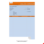 Streamline Company Sales with Easy Purchase Order - Street Address example document template