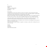 Resignation Letter For Retail Store Manager example document template