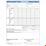 Free Expense Report Template for Travel | Easily Track Subtotal & Meals example document template