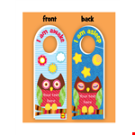 Creative Door Hanger Template for Your Next Marketing Campaign example document template