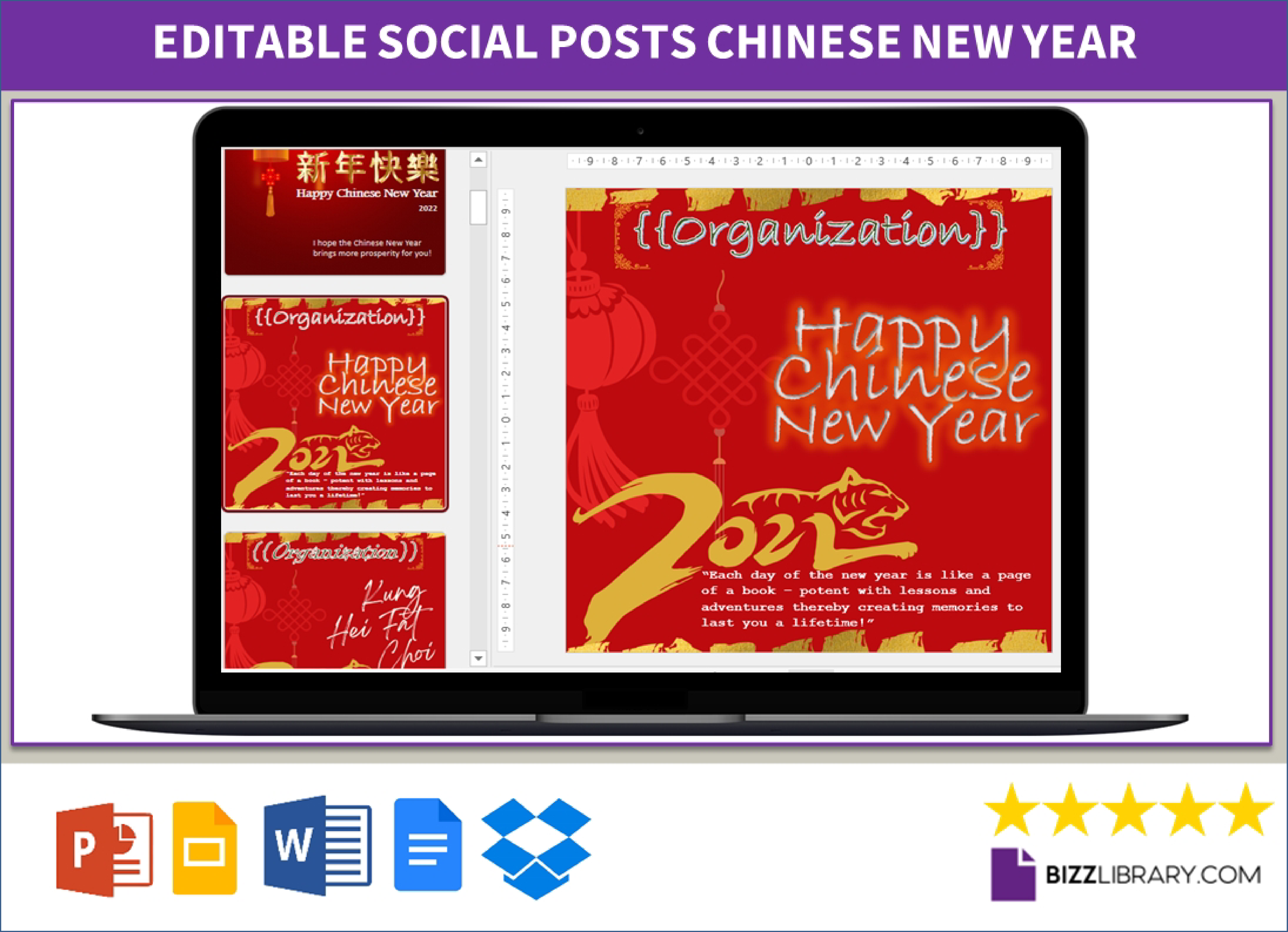 chinese new year theme template