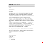 Promotion Letter example document template