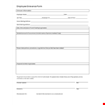 How about this: "Effective Grievance Letter Tips for Employees: Mailing Your Grievance example document template