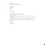 Tenancy Agreement Letter Template example document template