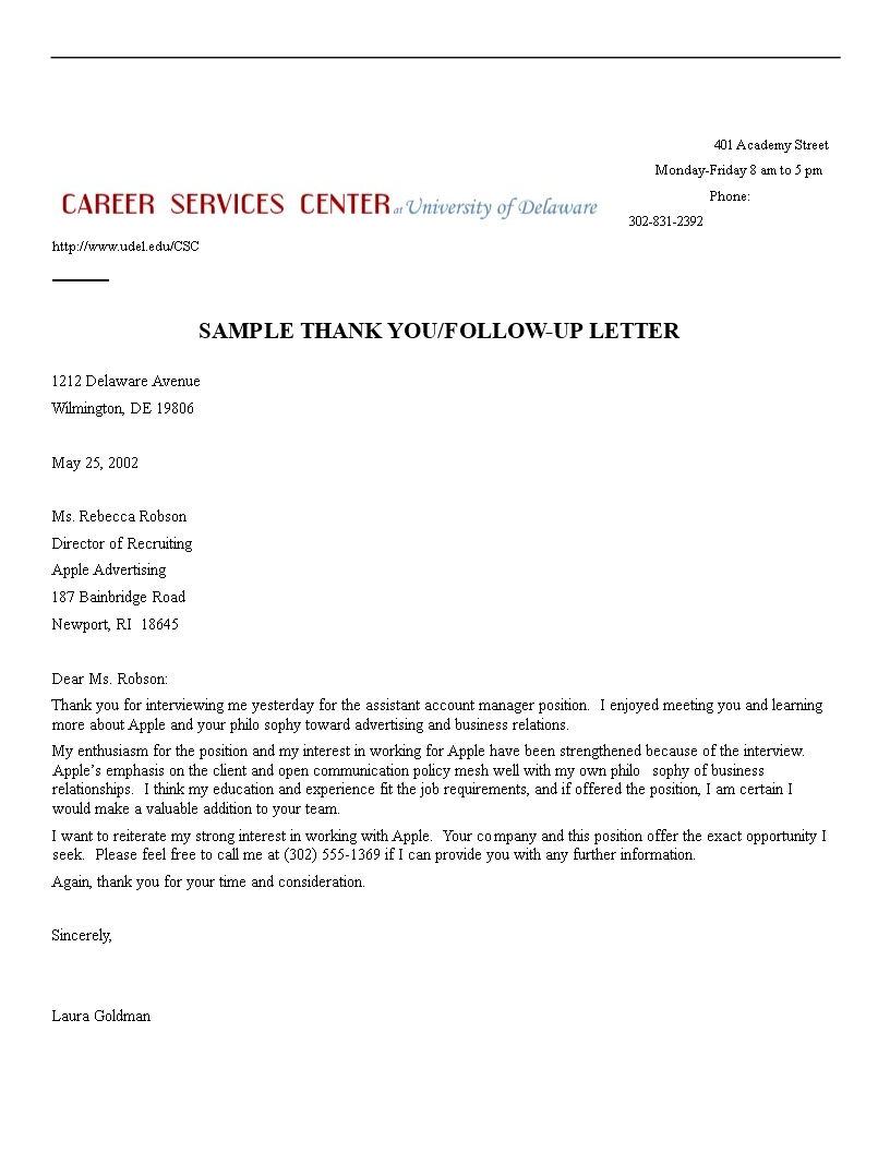 Why Is It Important To Send A Follow Up Thank You Letter