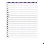Get Organized with Our Daily Planner Template example document template