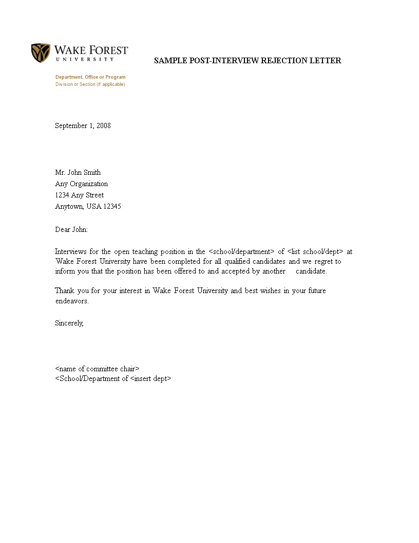 rejection-letter-after-interview
