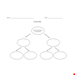 Free Concept Map Template - Organize Your Ideas with a Professional Concept Mapemplate example document template