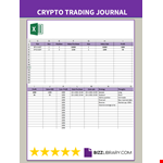 Crypto Trading Journal Template example document template 