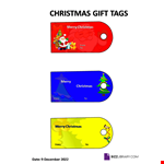 Christmas Gift Tags example document template