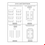 Organize Your Meeting with a Stylish Seating Chart Template example document template