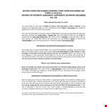 Divorce Agreement Template example document template
