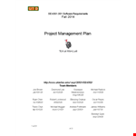 Project Management History Timeline example document template 