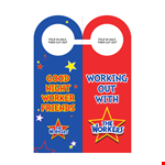 Customizable Door Hanger Template - Create Your Own example document template