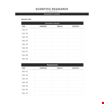 Research Agenda Planner Template – Streamline and Enhance Your Scientific Research Journey example document template