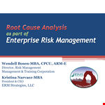 Root Cause Analysis Template - Efficient Analysis Solution example document template