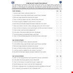 Home Security Inspection Checklist Template example document template