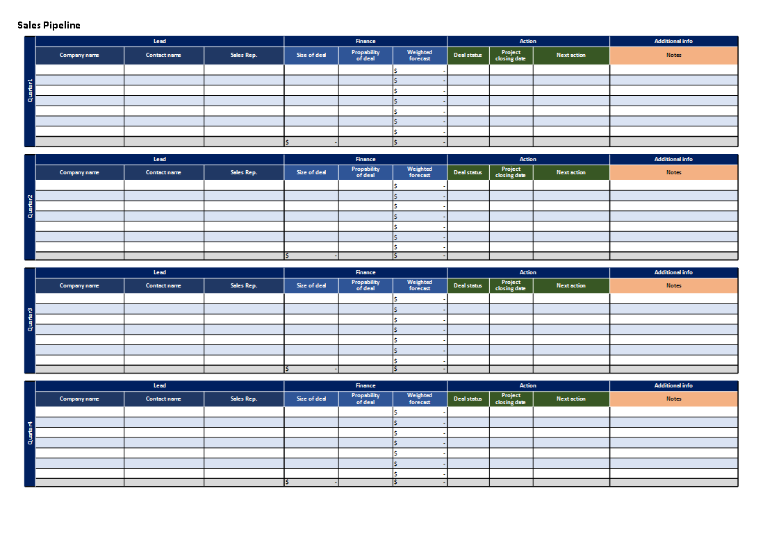 download free sales pipeline template for excel | bizzlibrary Main Image download free sales pipeline template for excel | bizzlibrary