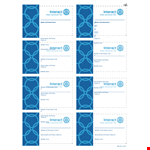 Rotary Membership Card Design Template - Sponsored Since example document template 