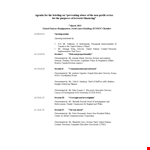 United Nations Non Profit Sector Agenda: Representative Presentation Session example document template