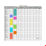Plan Your Week: Sunday to Saturday Itinerary Template example document template