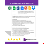 it-manager-job-description