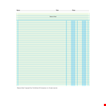 Free Printable Accounting Sheets example document template