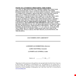 Loan Modification Agreement Form - Create and Customize Your Agreement example document template