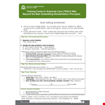 SEO and CTR optimized meta title: "Effective Goal Setting Template - Achieve Your Goals with Ease example document template