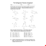 Pythagorean Theorem Assignment Template example document template