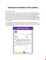 Modified Block Letter Template Word Sarseh