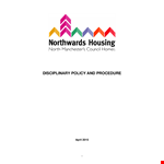 Employee Disciplinary Policy - April | Fair Hearing Process example document template