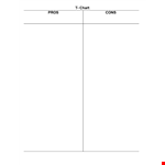 Document Templates: Pros and Cons Chart example document template
