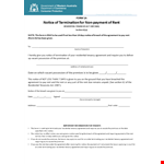 Contract Termination Letter Due To Nonpayment Download example document template