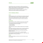 Writing An Obituary example document template