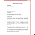 Sample Immigration Letter for a Friend: Tips and Guidelines example document template