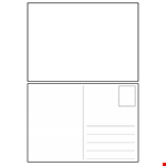 Create Stunning Postcards with Our Professional Postcard Template example document template
