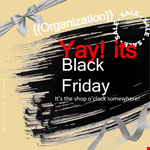 Black Friday Social Media Post example document template