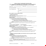 Proposed Contract Amendment - Amendment, Certification & Attachment | XYZ Company example document template