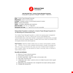 Creative Copywriter Job Description example document template