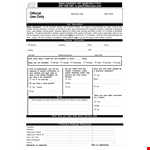 Retail Assistant Job Application Form example document template